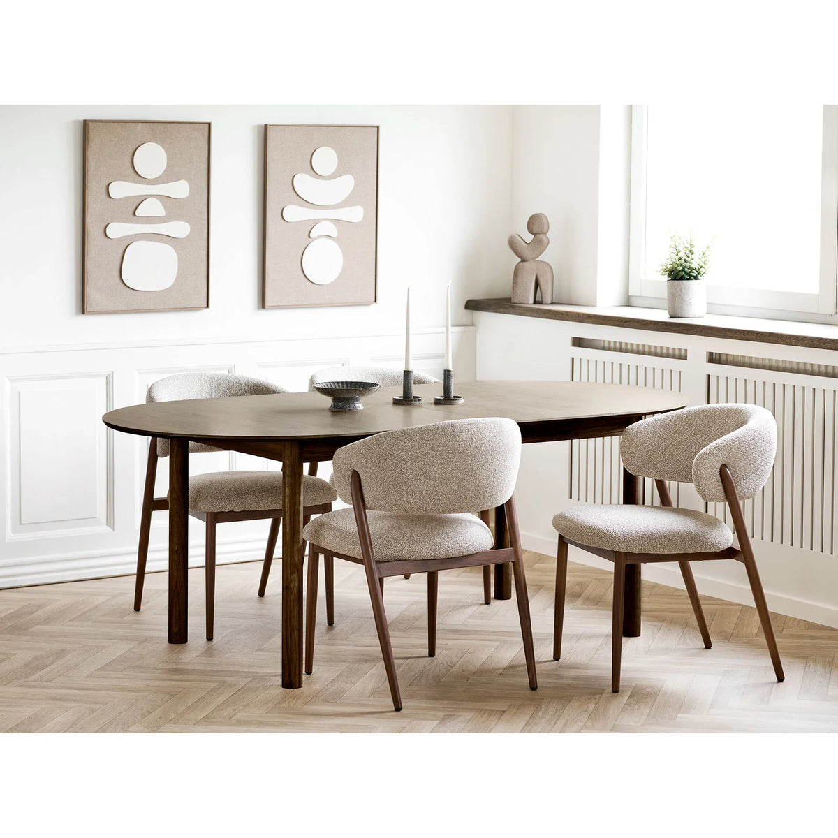 Διακοσμητική Πιατέλα Tray - Κεραμική Μπλε Ø20,5 x H7 cm HOUSE NORDIC