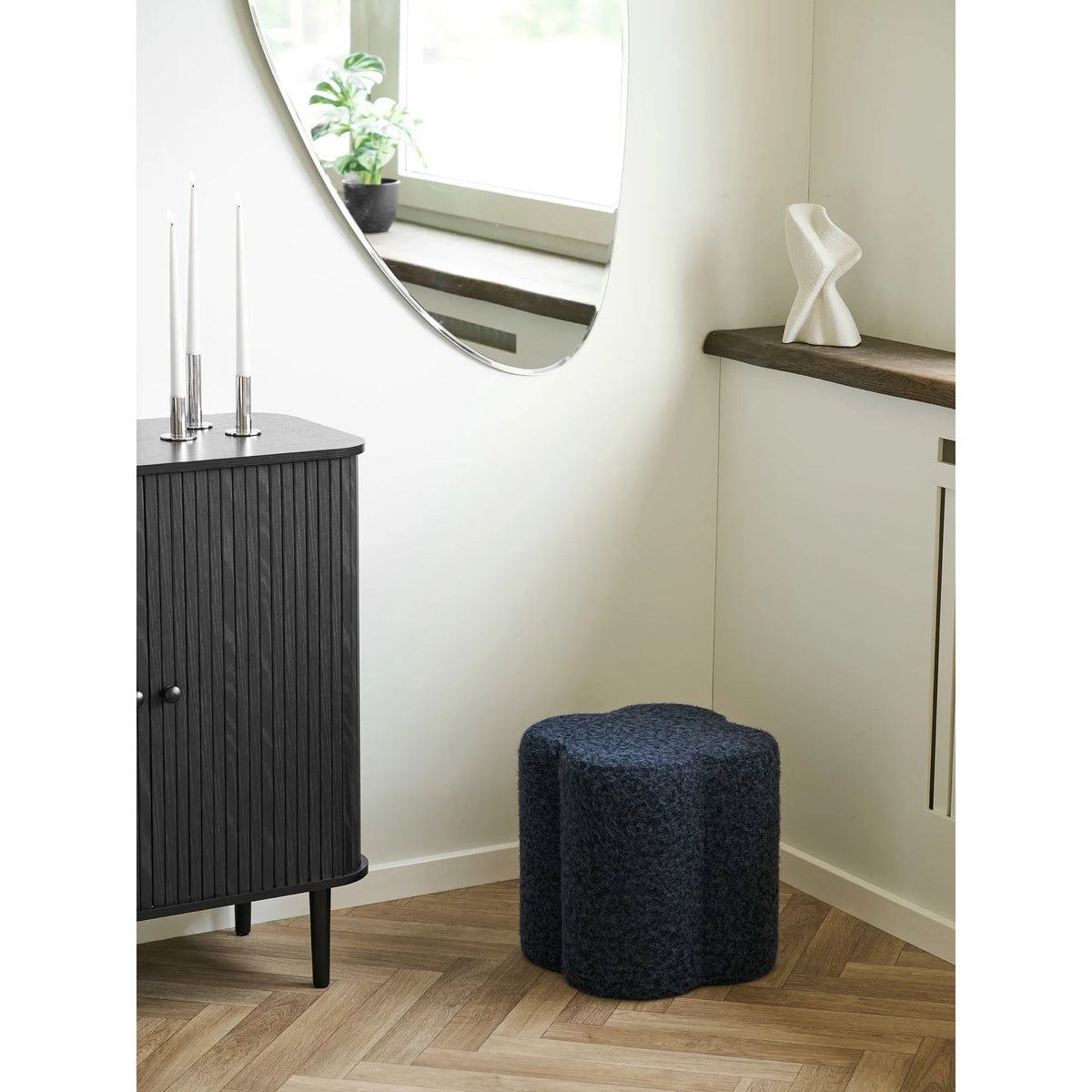 Διακοσμητικό Γλυπτό Decoration - Κεραμικό Άσπρο W13 x L6,5 x H23 cm HOUSE NORDIC