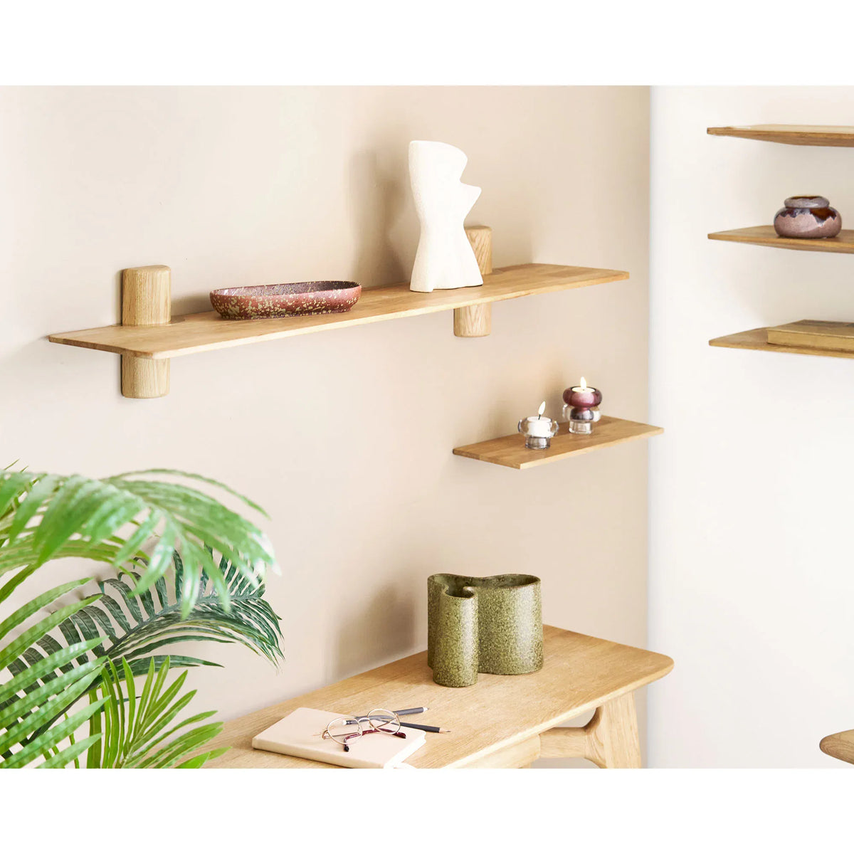 Διακοσμητικό Γλυπτό Decoration - Κεραμικό Άσπρο W13 x L6,5 x H23 cm HOUSE NORDIC