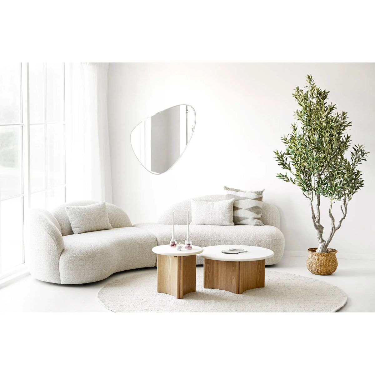 Διακοσμητικός Δίσκος Tray - Διαφανές Γυαλί W30 x L21 x H1.5 cm HOUSE NORDIC