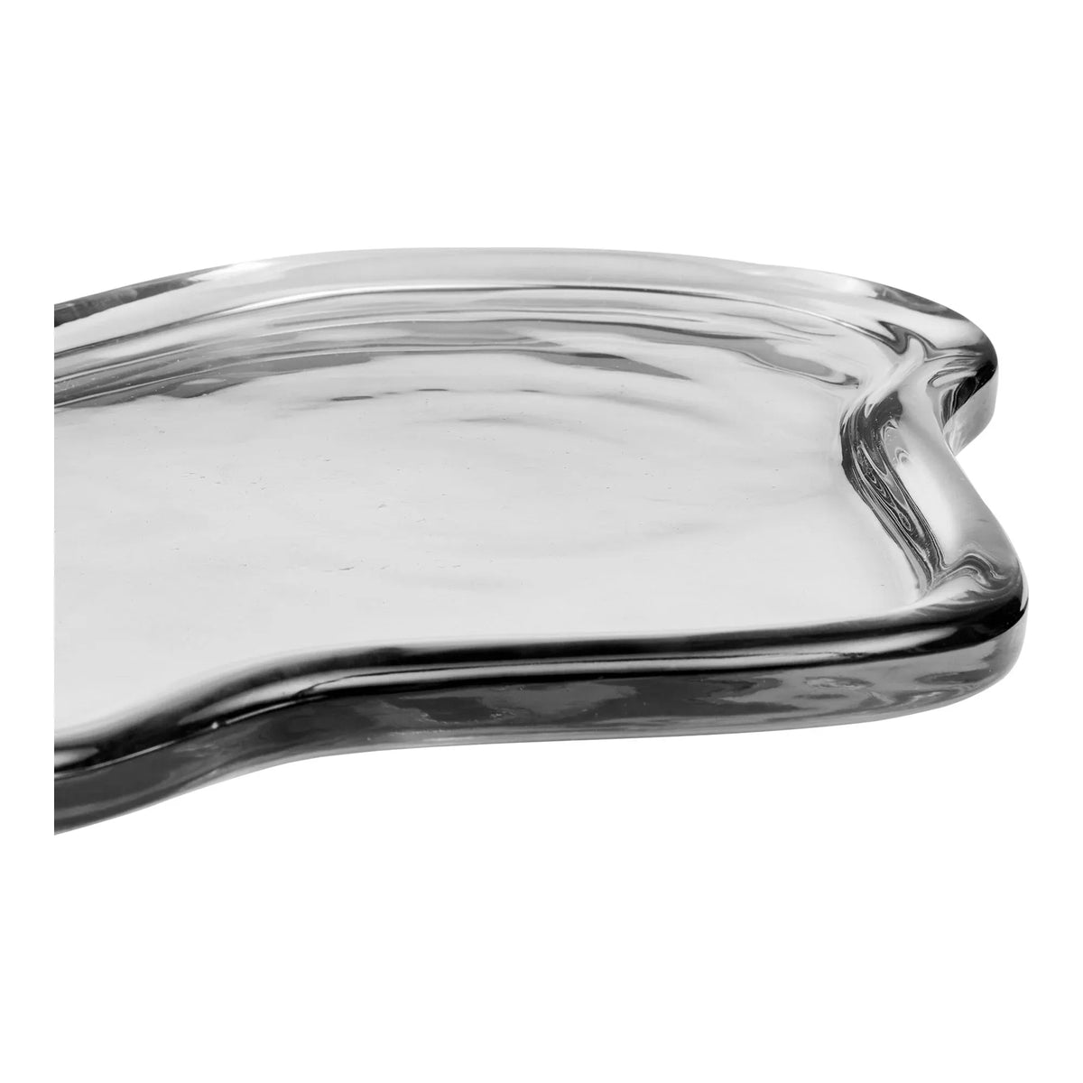 Διακοσμητικός Δίσκος Tray - Διαφανές Γυαλί W30 x L21 x H1.5 cm HOUSE NORDIC