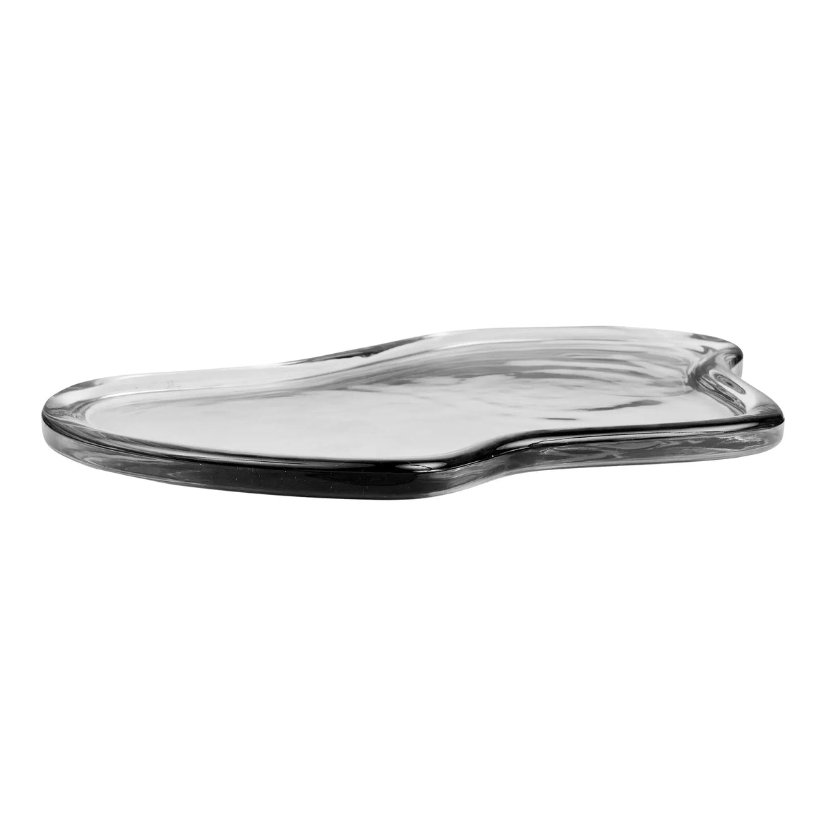Διακοσμητικός Δίσκος Tray - Διαφανές Γυαλί W30 x L21 x H1.5 cm HOUSE NORDIC