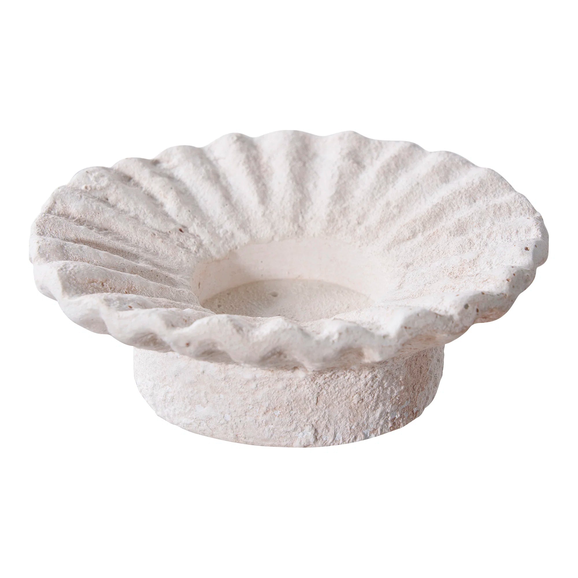 Κηροπήγιο Candle Ηolder Set of 2 Τσιμέντο Άσπρο D11cm/ D21,5cm  HOUSE NORDIC