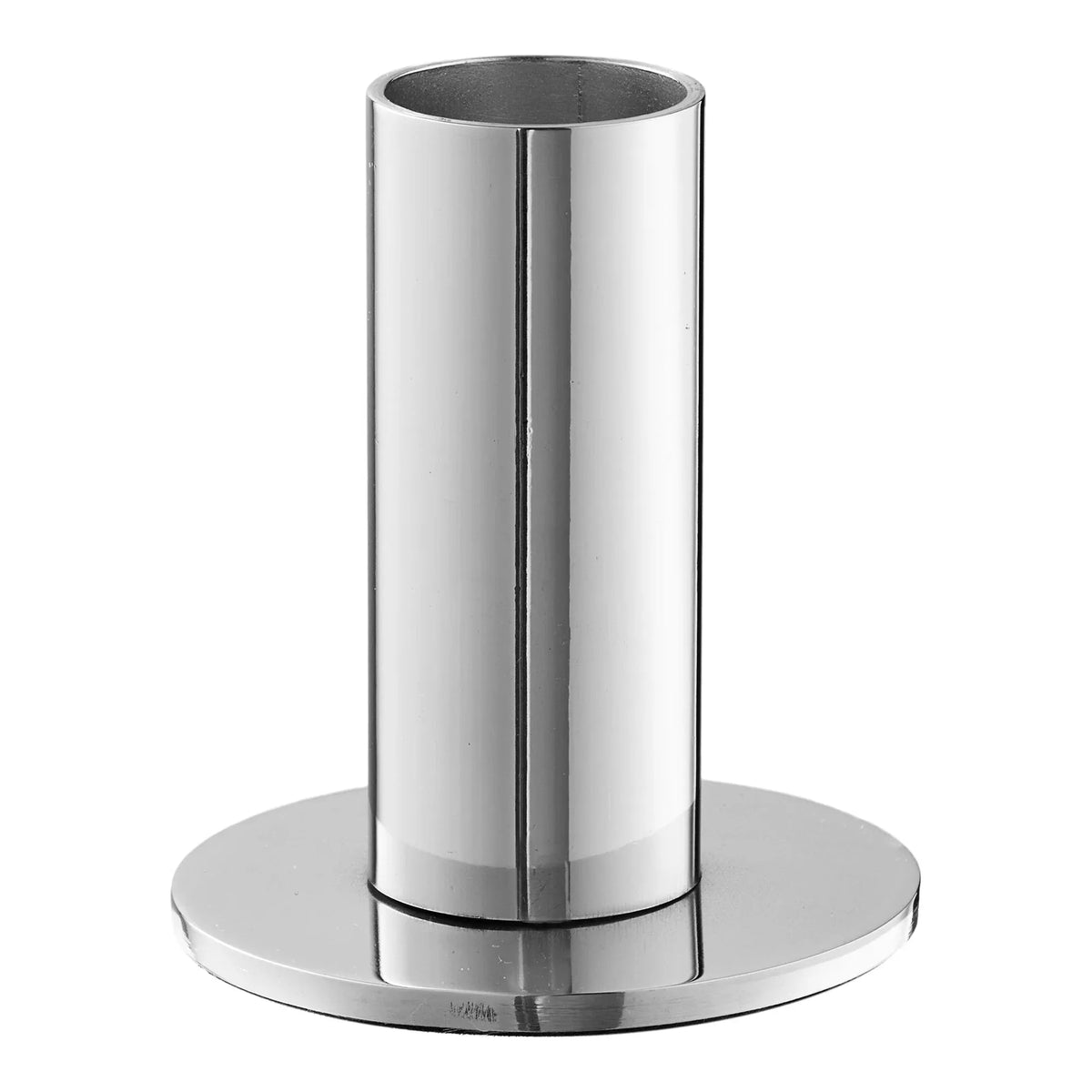 Κηροπήγια Candle Holders - Ανοξείδωτο Ατσάλι Ασημί Σετ Των 3 τμχ Ø5.5 x H6.5 / 9 / 11.5 cm HOUSE NORDIC
