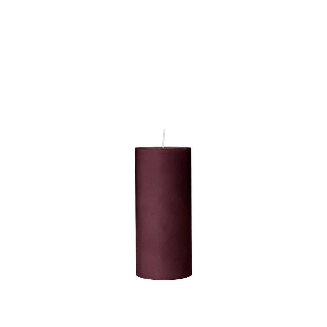 Κερί Eco Pillar - Σκούρο Μωβ Burn Time 50h Ø6,7 x H15 cm Broste Copenhagen