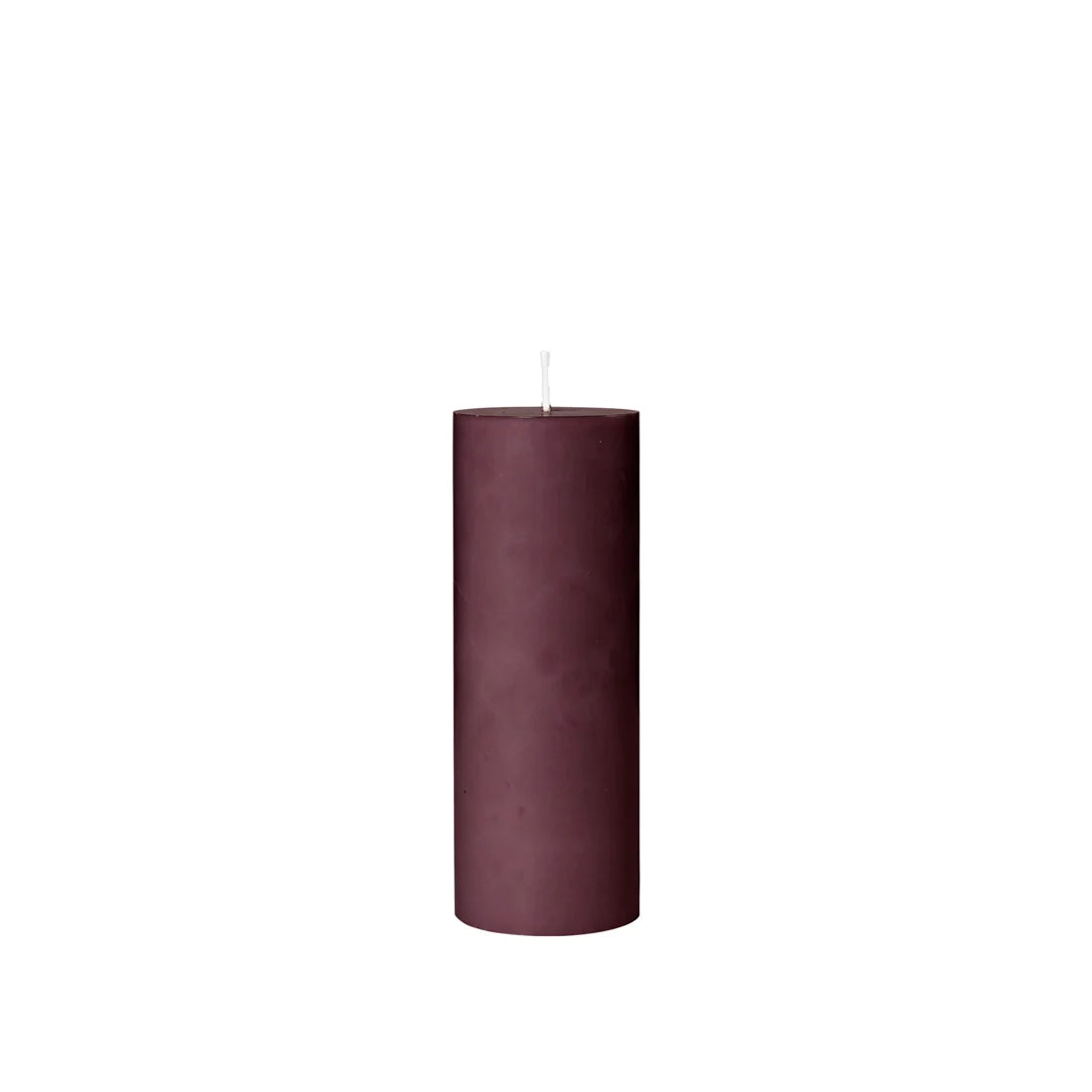 Κερί Eco Pillar - Σκούρο Μωβ Burn Time 65h Ø6,7 x H18 cm Broste Copenhagen