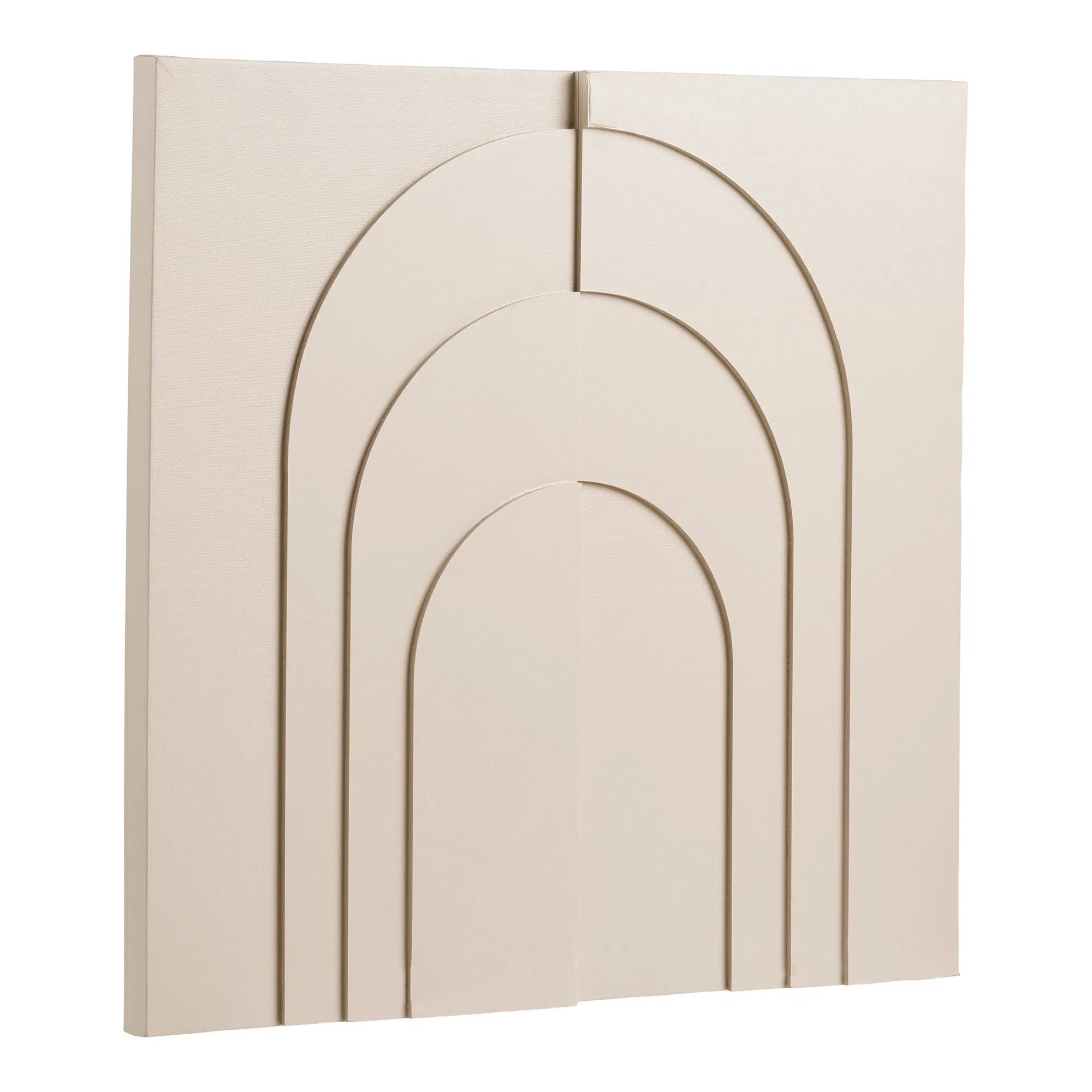 HOUSE NORDIC Πίνακας Έργο Τεχνης Σε Καμβά MDF Ina Μπεζ 60x60 cm HOUSE NORDIC