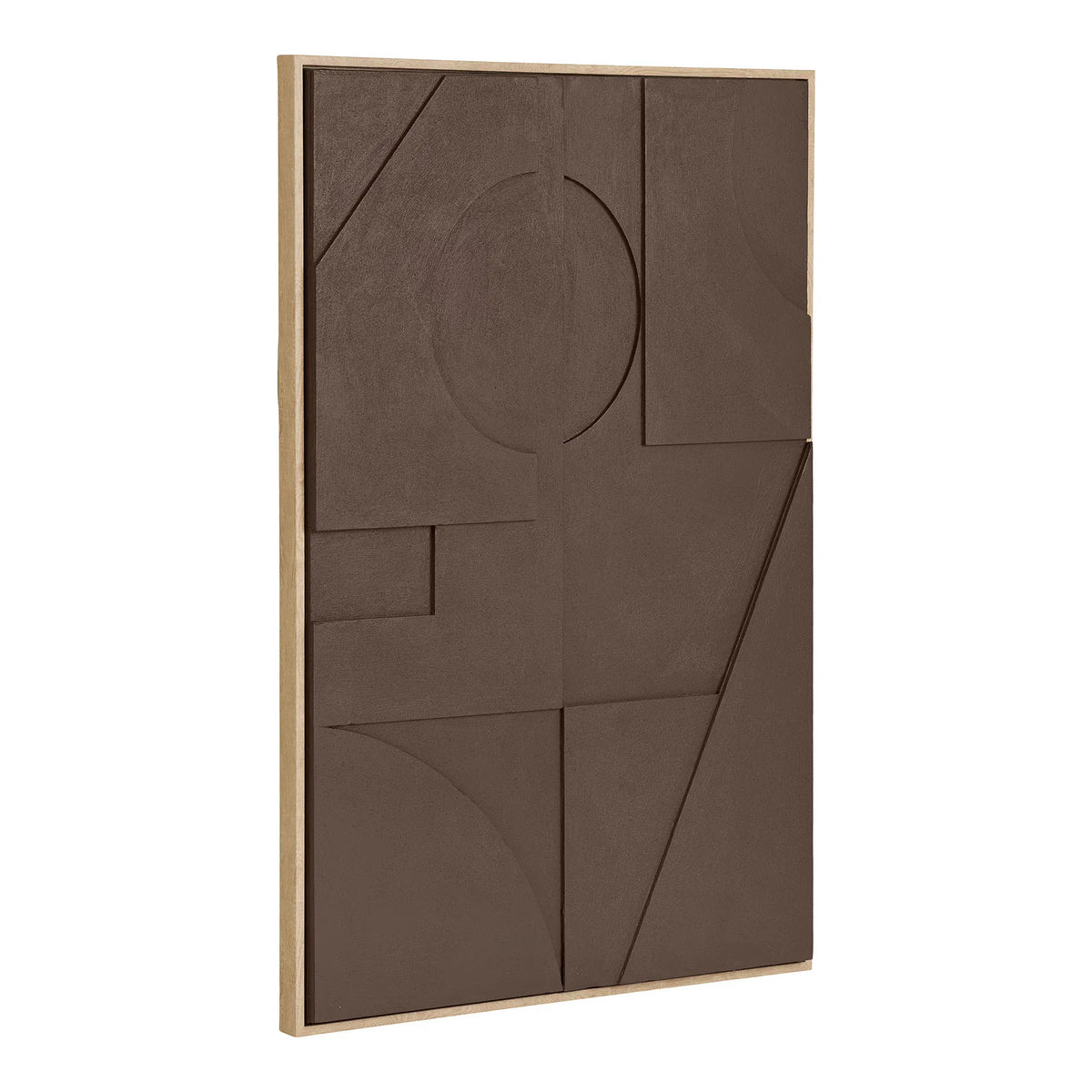 Διακοσμητικός Πίνακας Σε Καμβά Isabella Relief No.1 - MDF Πολυεστέρας Καφέ W60 x L4.4 x H90 cm HOUSE NORDIC