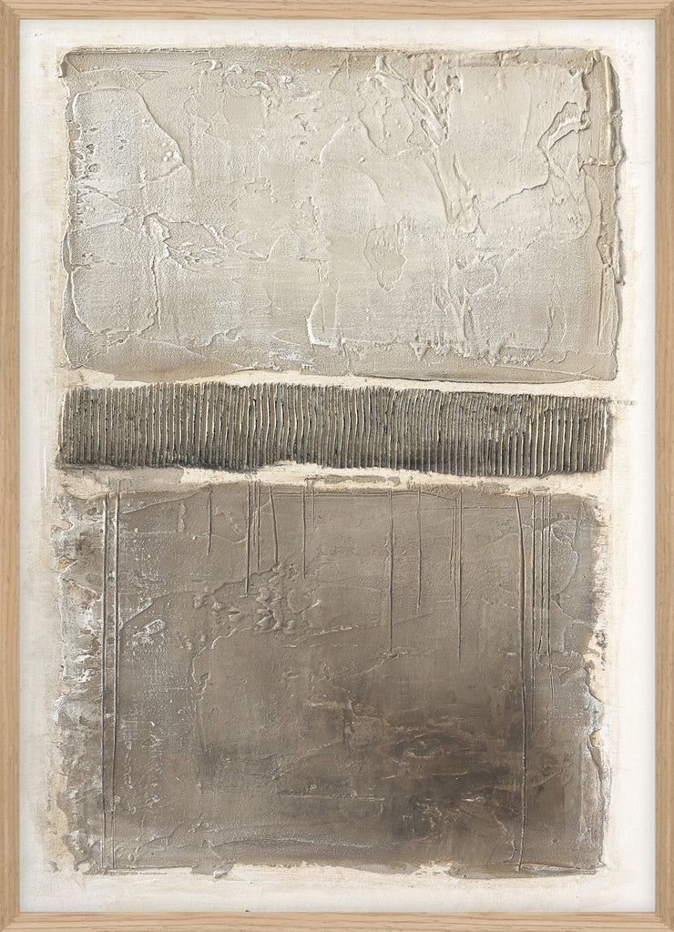 Έργο Τέχνης Art Structure 1 Nordic Art - Δρύινη Κορνίζα W50 x H70 cm MALERIFABRIKKEN