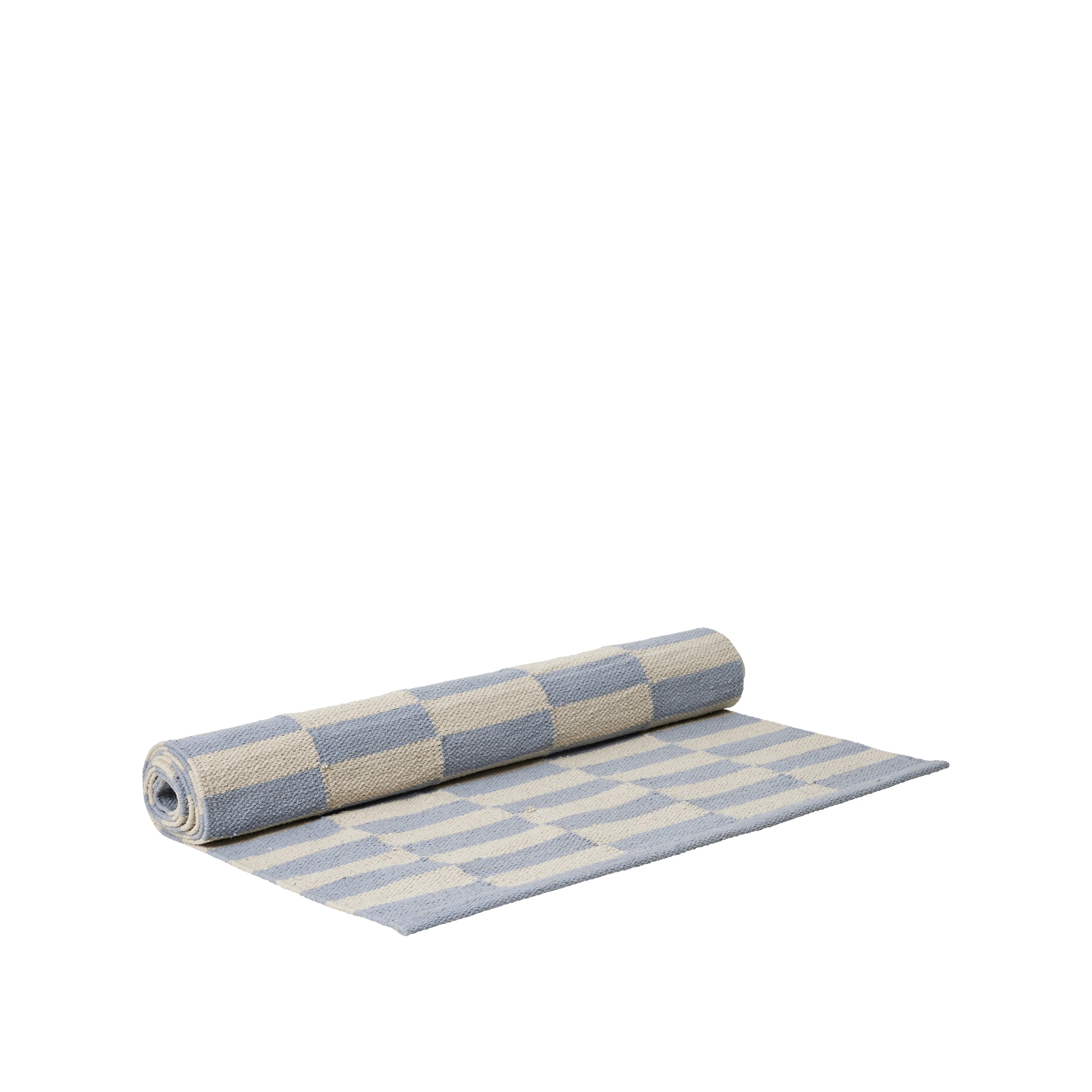 Χαλί Jane 100% Cotton Dusty Μπλε /Μπεζ Oatmeal W70 x L200 cm Broste Copenhagen