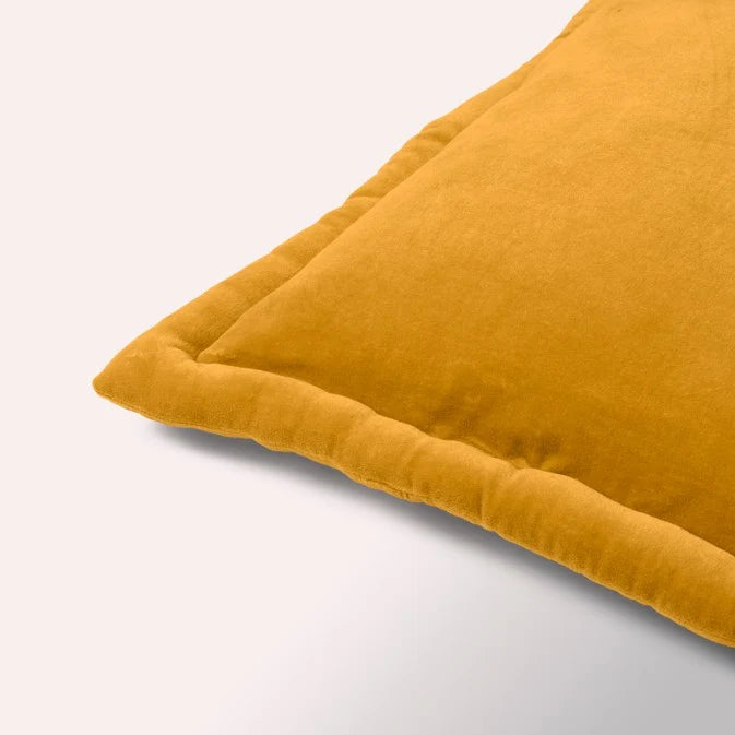 Κάλυμμα Μαξιλαριού Viola - Κίτρινο Βαμβακερό W50 x L50 cm Broste Copenhagen