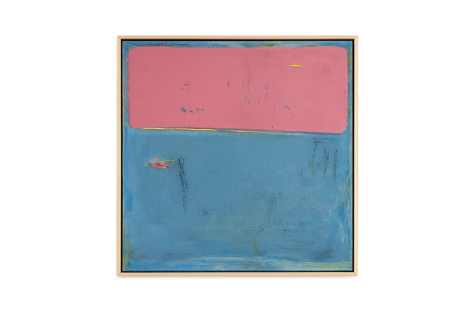 κής σε Kαμβά Acrylic with Oil Pastel με ξύλινη Κορνίζα, Sunship (70x70) Hintsdeco