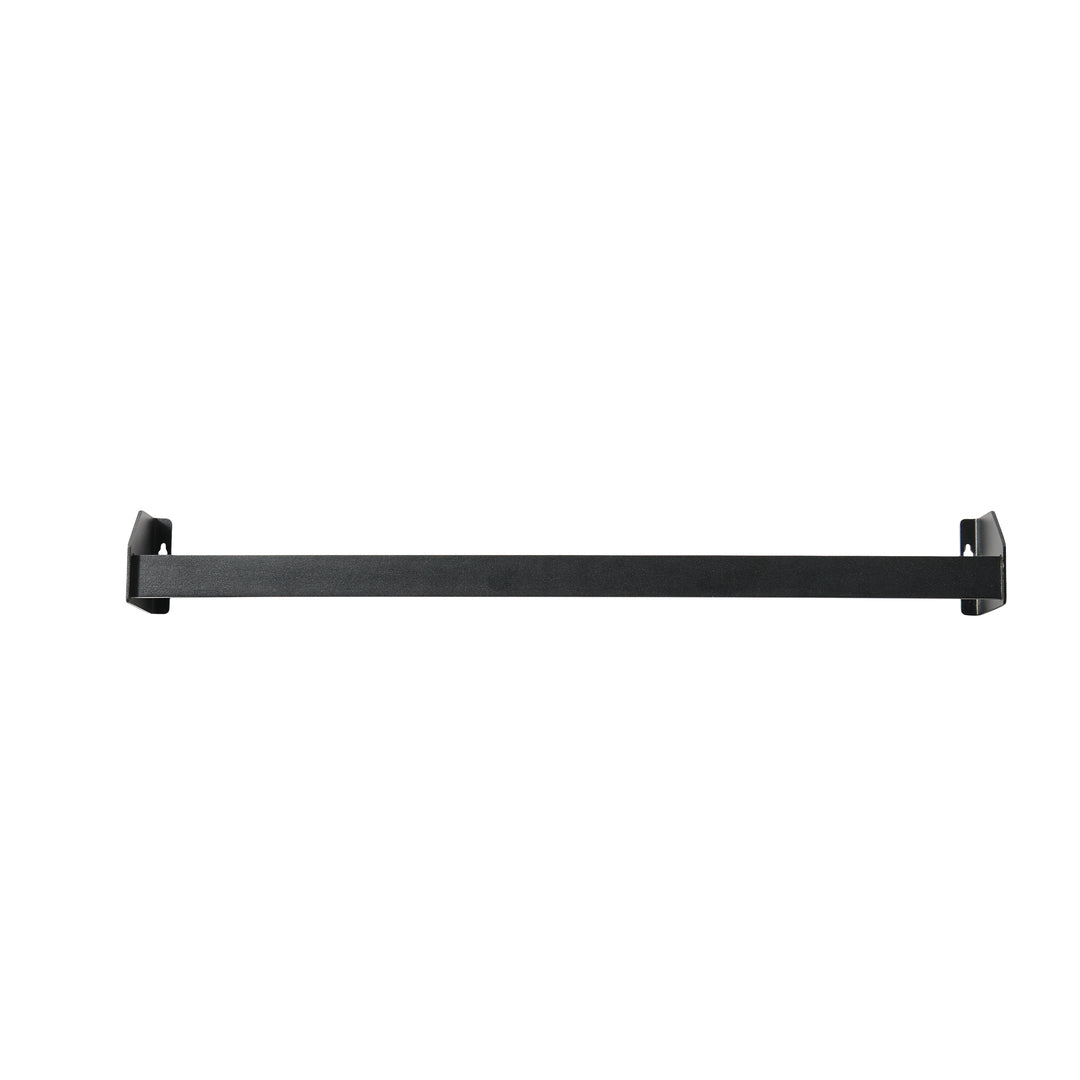μάστρα Τοίχου Μονή Tetsu Μεταλλική Μαύρη  Powder Coated  L60xD7xH7 Cm MUUBS