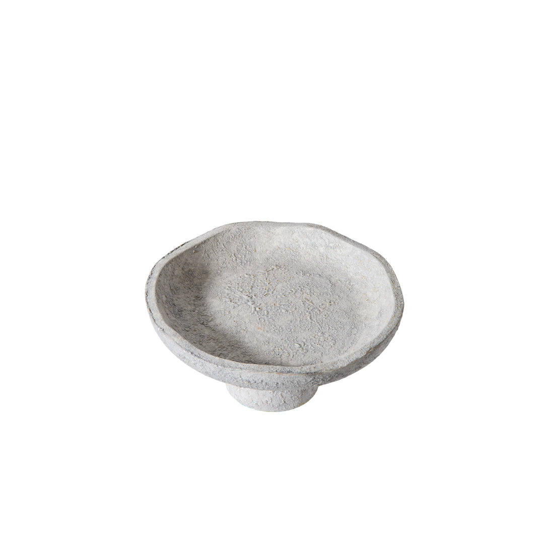 Διακοσμητικό Μπολ Luna M - Γκρι Τερακότα Ø34 x H17,5 cm MUUBS 