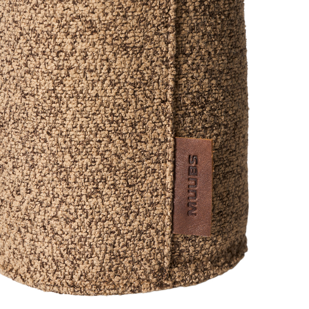 Στοπ Πόρτας Ito Καφέ Μπουκλέ Polyester  Ø12xH20 cm MUUBS