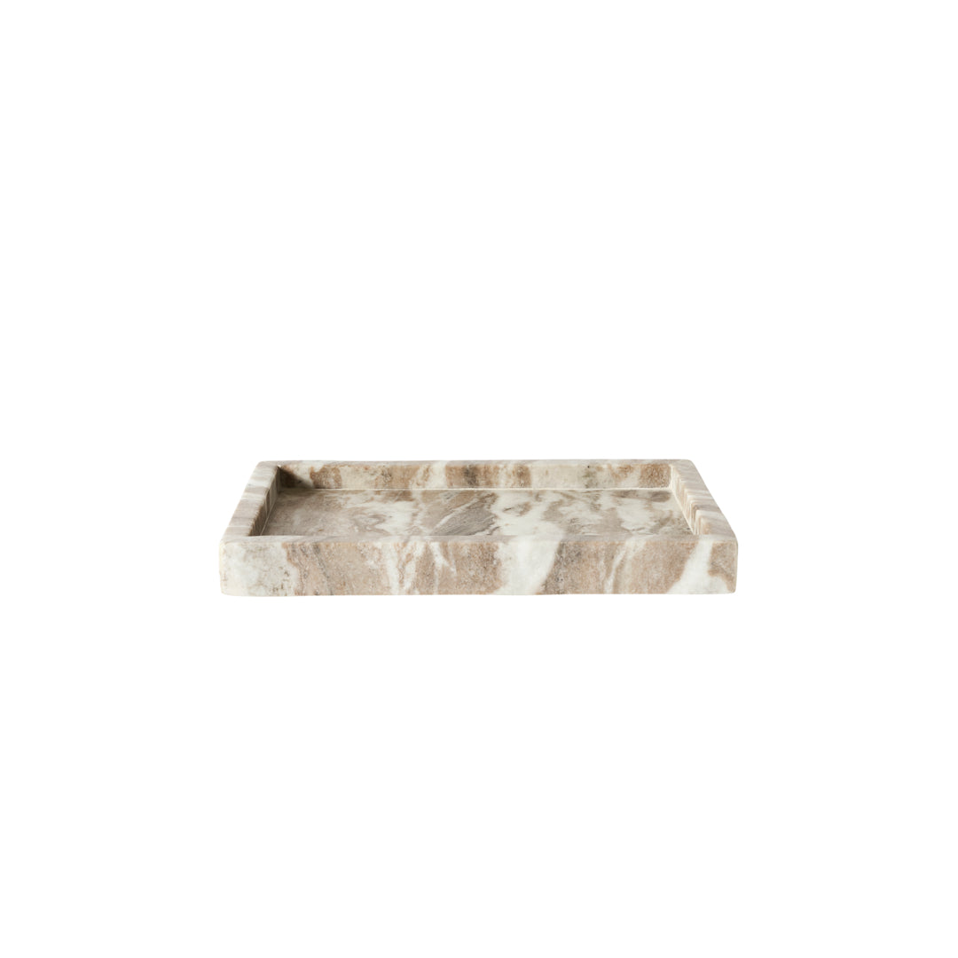 Διακοσμητικός Δίσκος Seagrain Μπεζ Μάρμαρο  L30xW20xH2,8 cm MUUBS