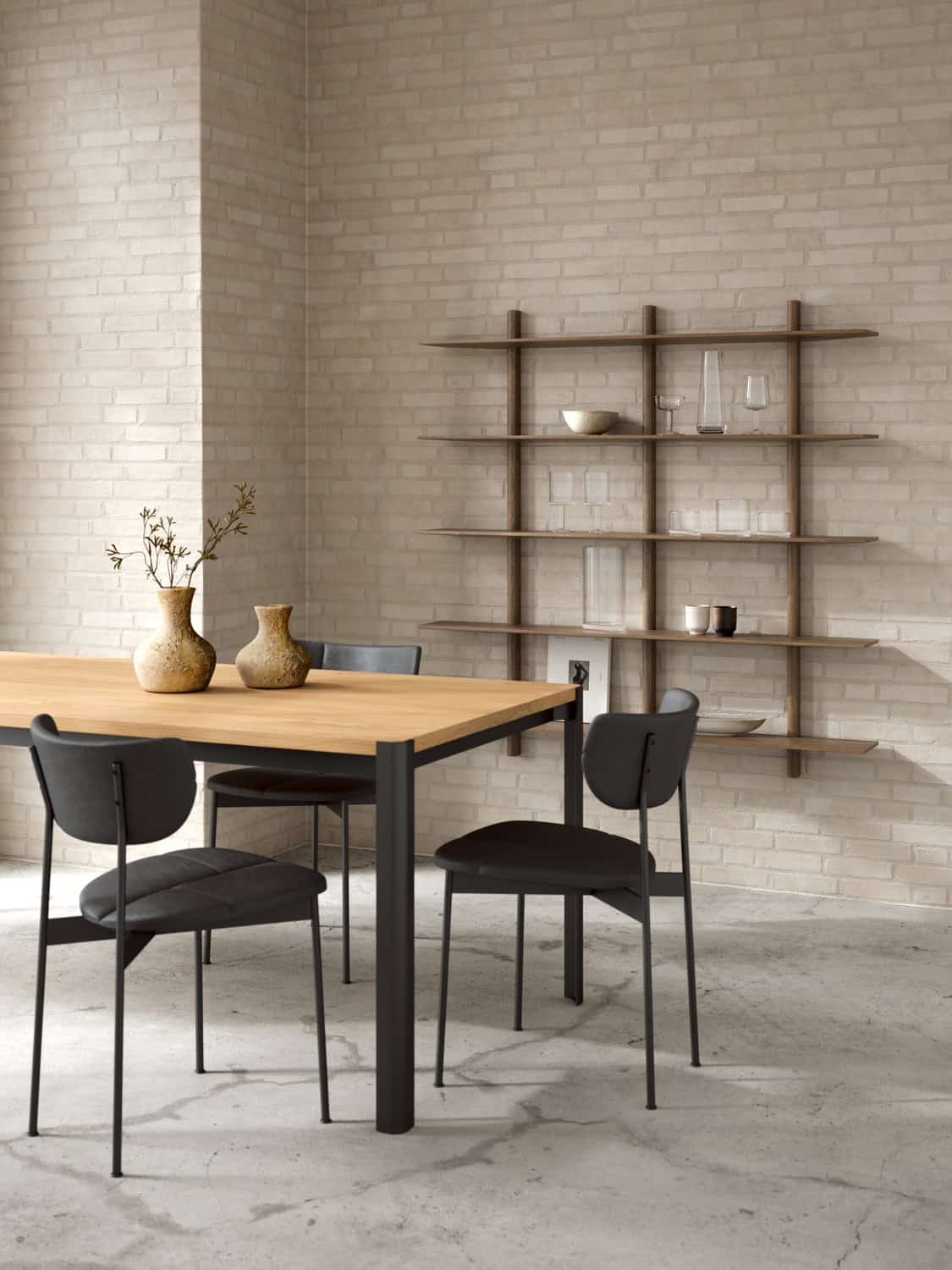 Βάζο Eris Μ Rustic Μπεζ Τερακότα Ø8xH19 cm MUUBS