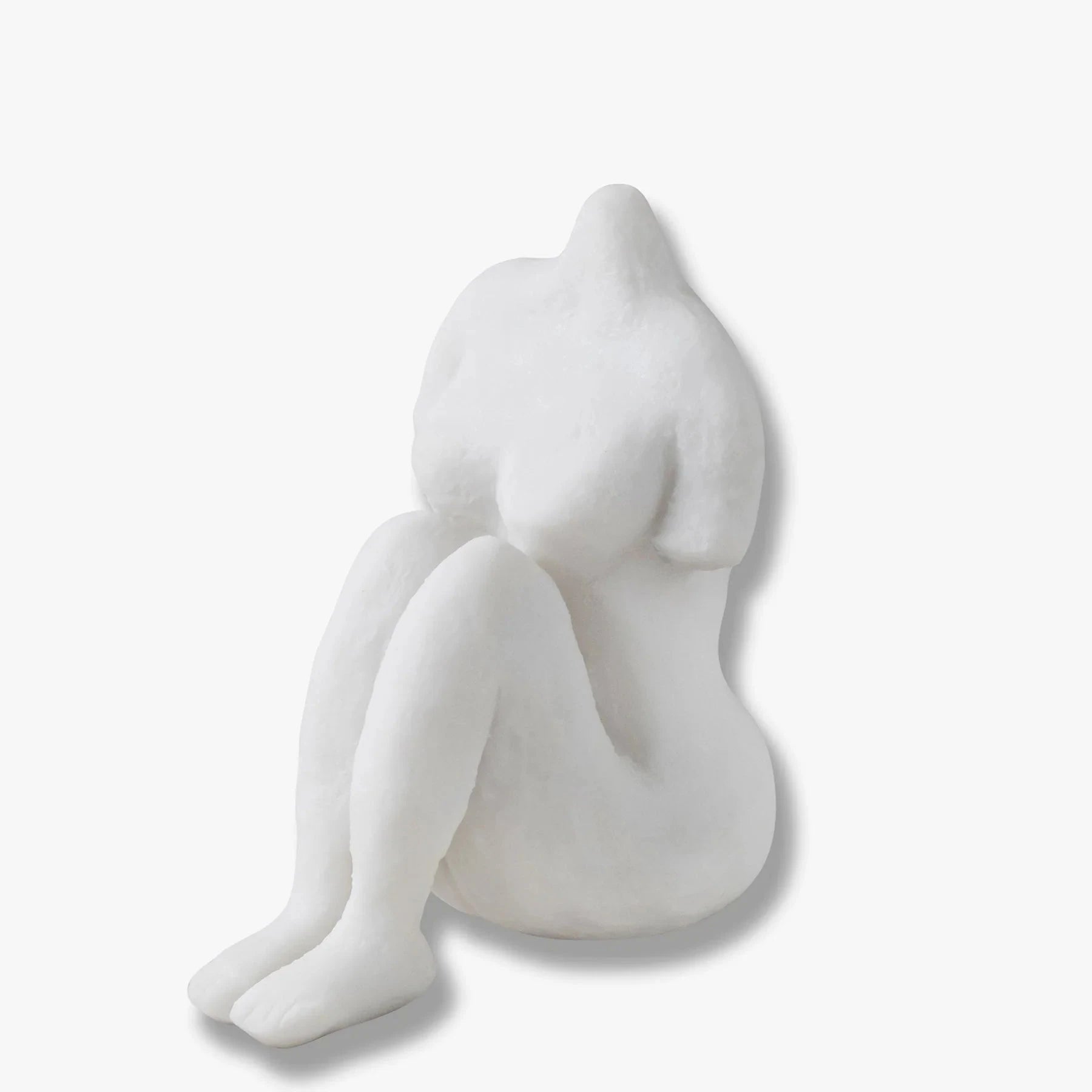 METTE DITMER Γλυπτό Διακοσμητικό Γλυπτό Sitting Woman Art Piece - Πέτρα Ρητίνης Off White W9 x L13 x H14 cm METTE DITMER