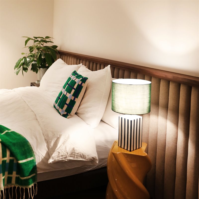 Home - &k Amsterdam Επιτραπέζιο Φωτιστικό Επιτραπέζιο Φωτιστικό Lamp Streak - Κεραμικό Πολύχρωμο 43 x 24 cm Home &k Amsterdam