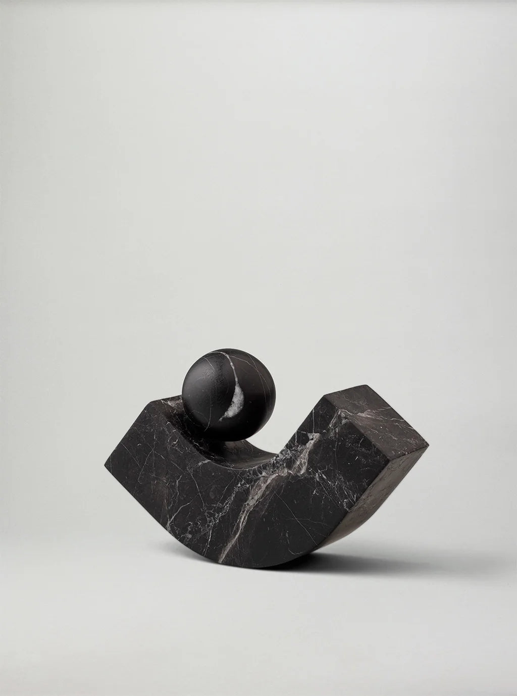 Βιβλιοστάτης Equi Toros Black - Μάρμαρο Μαύρος 6 x 15 x 15 cm HintsDeco