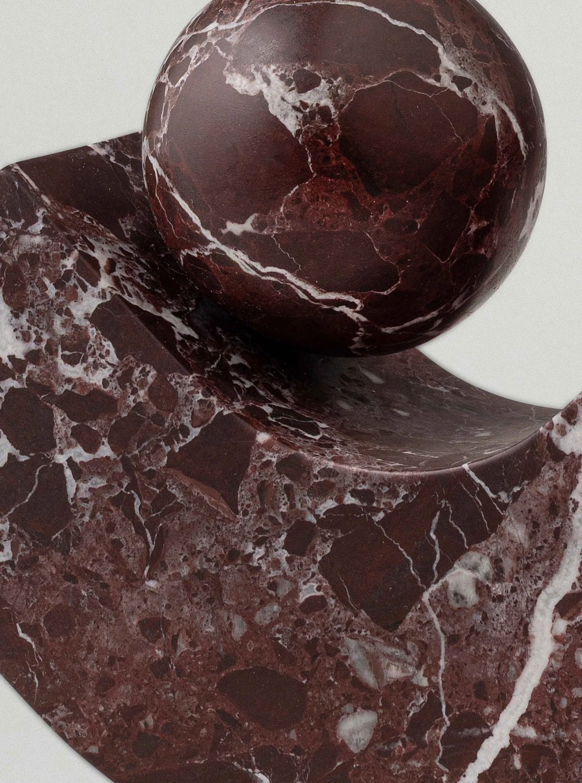 Βιβλιοστάτης Equi Rosso Levato - Μάρμαρο Κόκκινος 6 x 15 x 15 cm HintsDeco 