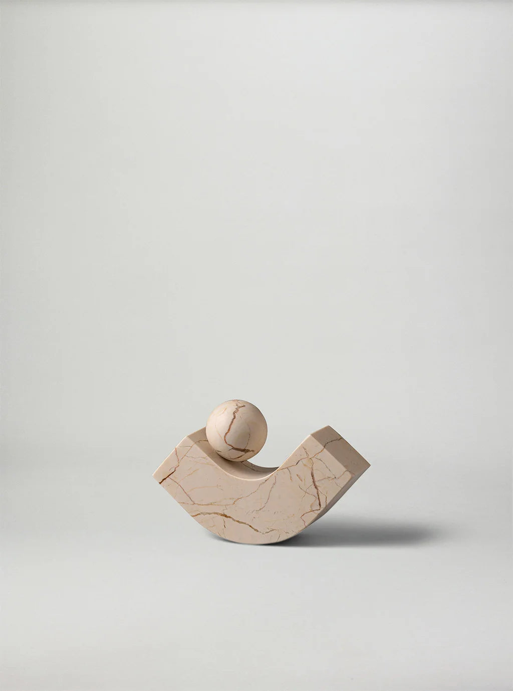 Βιβλιοστάτης Equi Sofita Beige - Μάρμαρο Μπεζ 6 x 15 x 15 cm HintsDeco