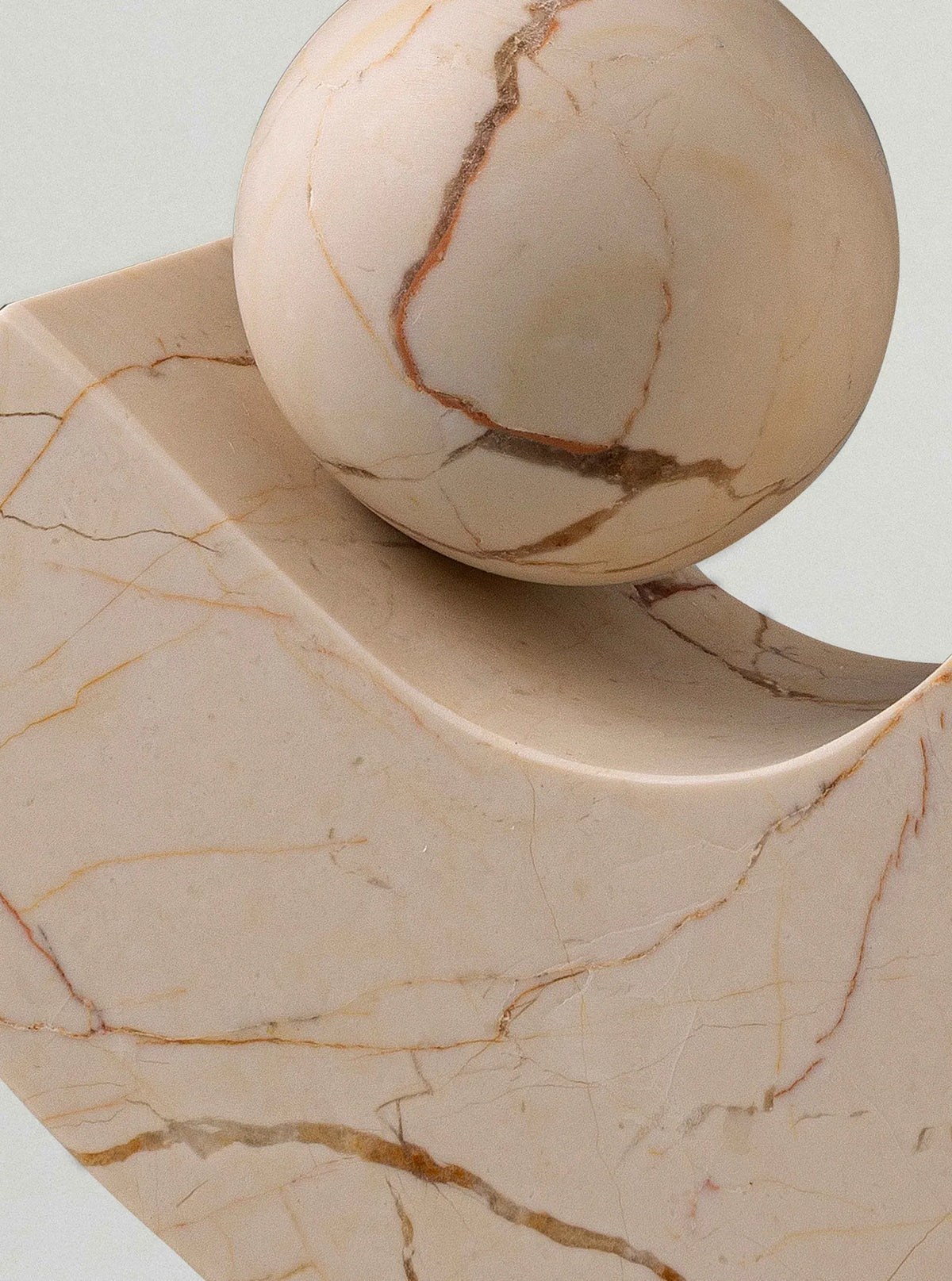 Βιβλιοστάτης Equi Sofita Beige - Μάρμαρο Μπεζ 6 x 15 x 15 cm HintsDeco