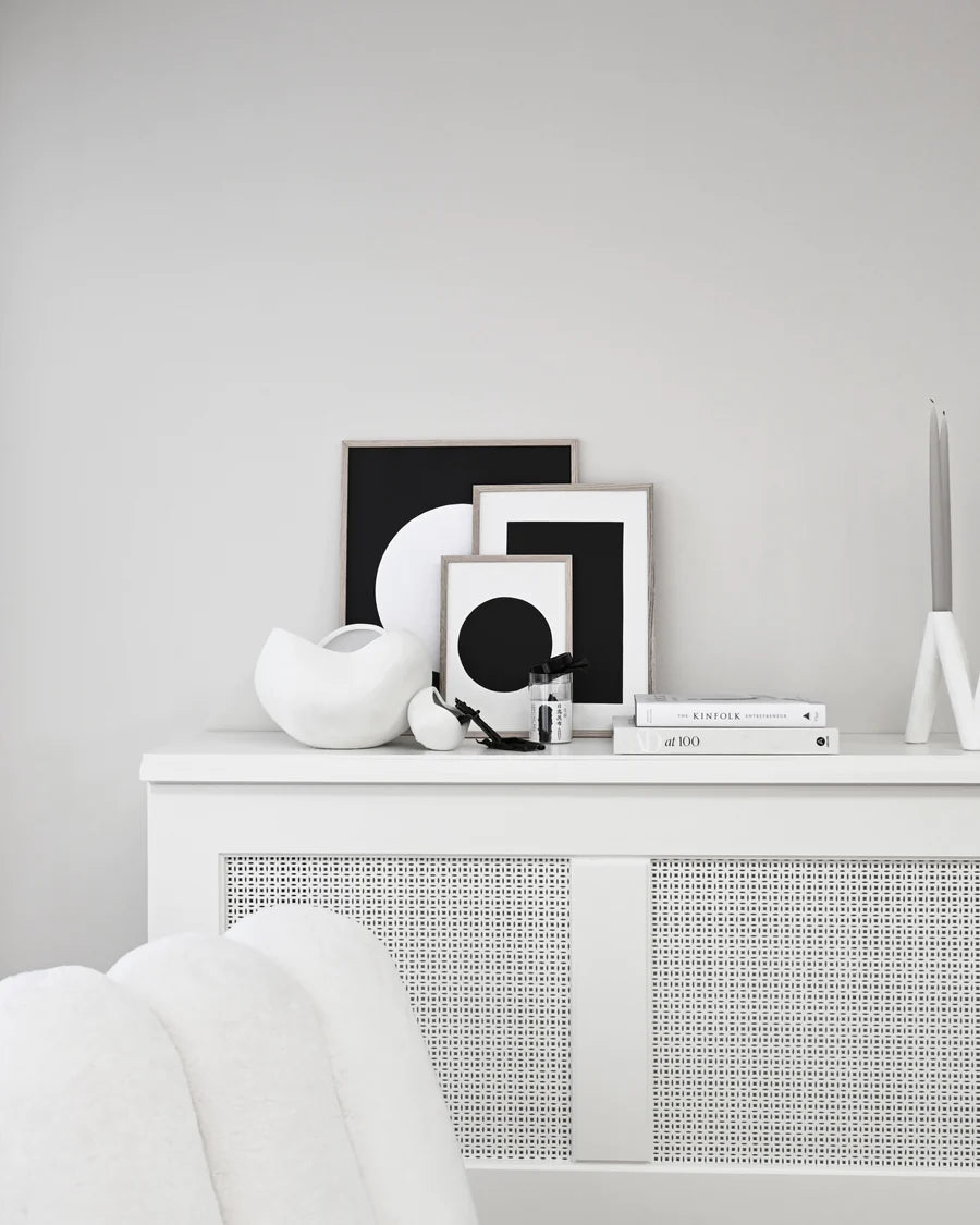 101 COPENHAGEN Βάζο Curve Bowl Big Κεραμικό Διακοσμητικό Βάζο Άσπρο Η19,5x28,5x28,5cm 101 COPENHAGEN