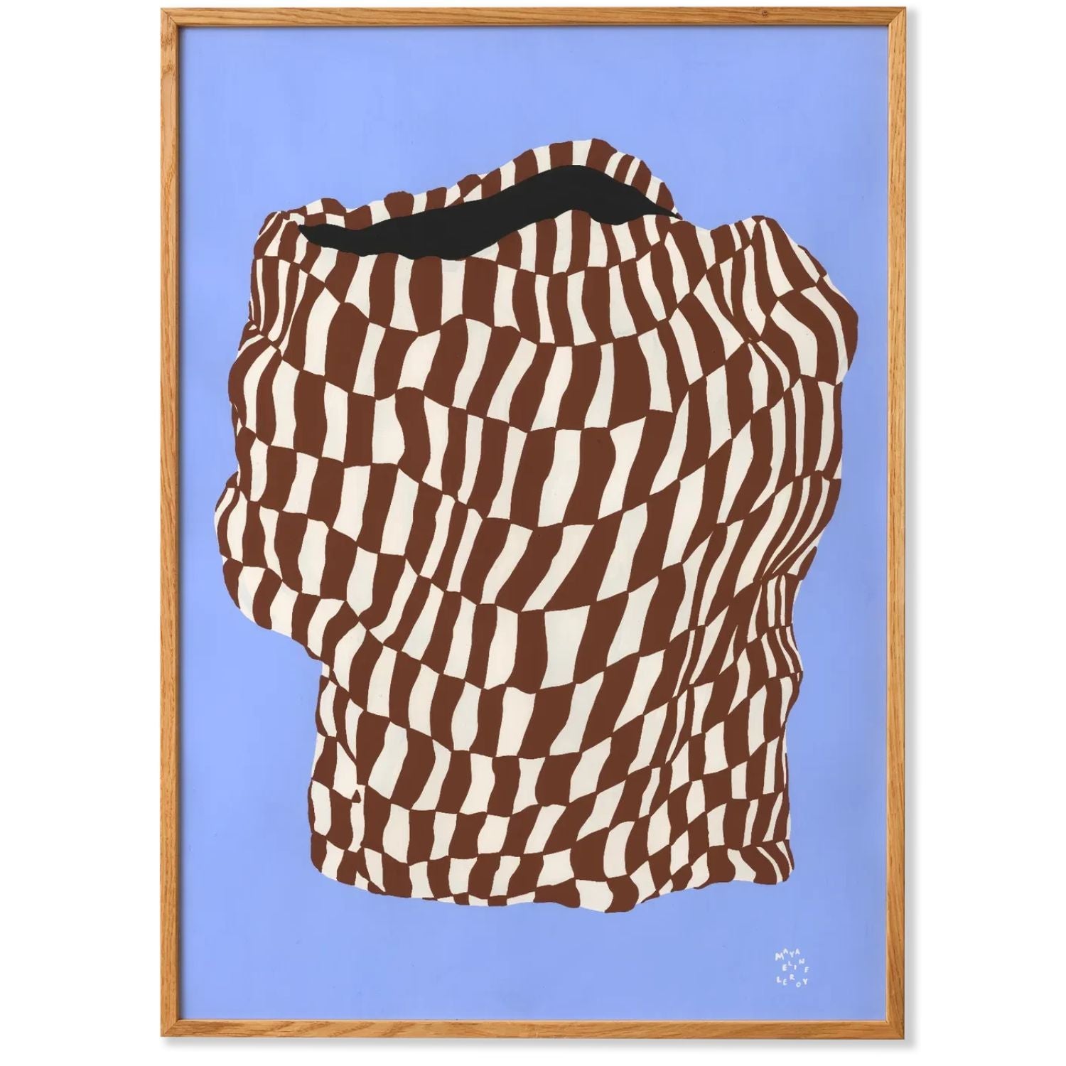 PAPER COLLECTIVE Poster Πόστερ Doodle Of A Doodle 02 - Καφέ Μπλε 30 x 40 PAPER COLLECTIVE