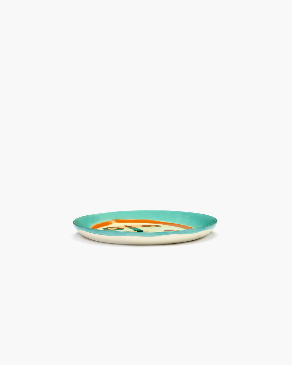 Πιάτο Φρούτου Feast Face 2 S - Κεραμικό Πολύχρωμο L19 x W19 x H2 cm SERAX