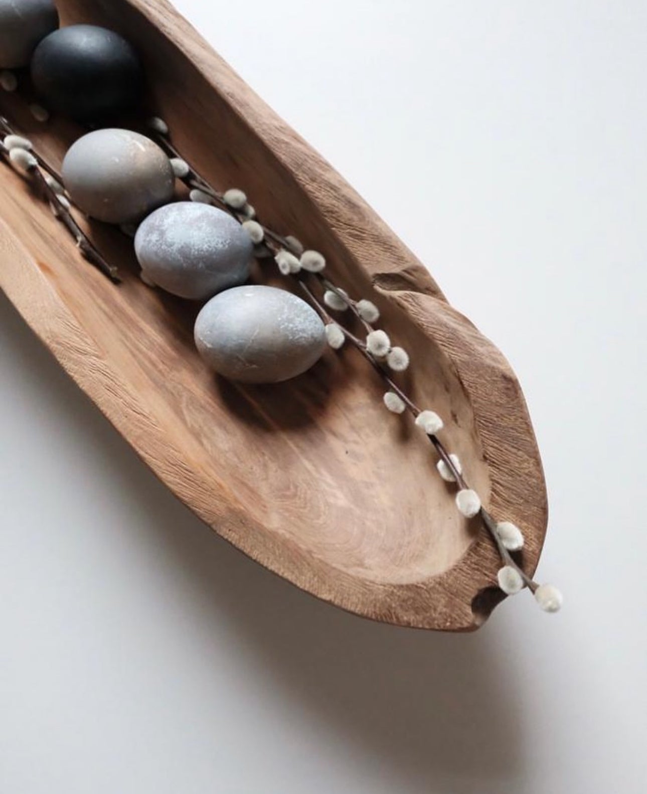 MUUBS Διακοσμητικo Μπολ Διακοσμητικό - Χρηστικό Μπολ Rustic Oval Φυσικό Ξύλινο Teak 56X15XH8 cm MUUBS