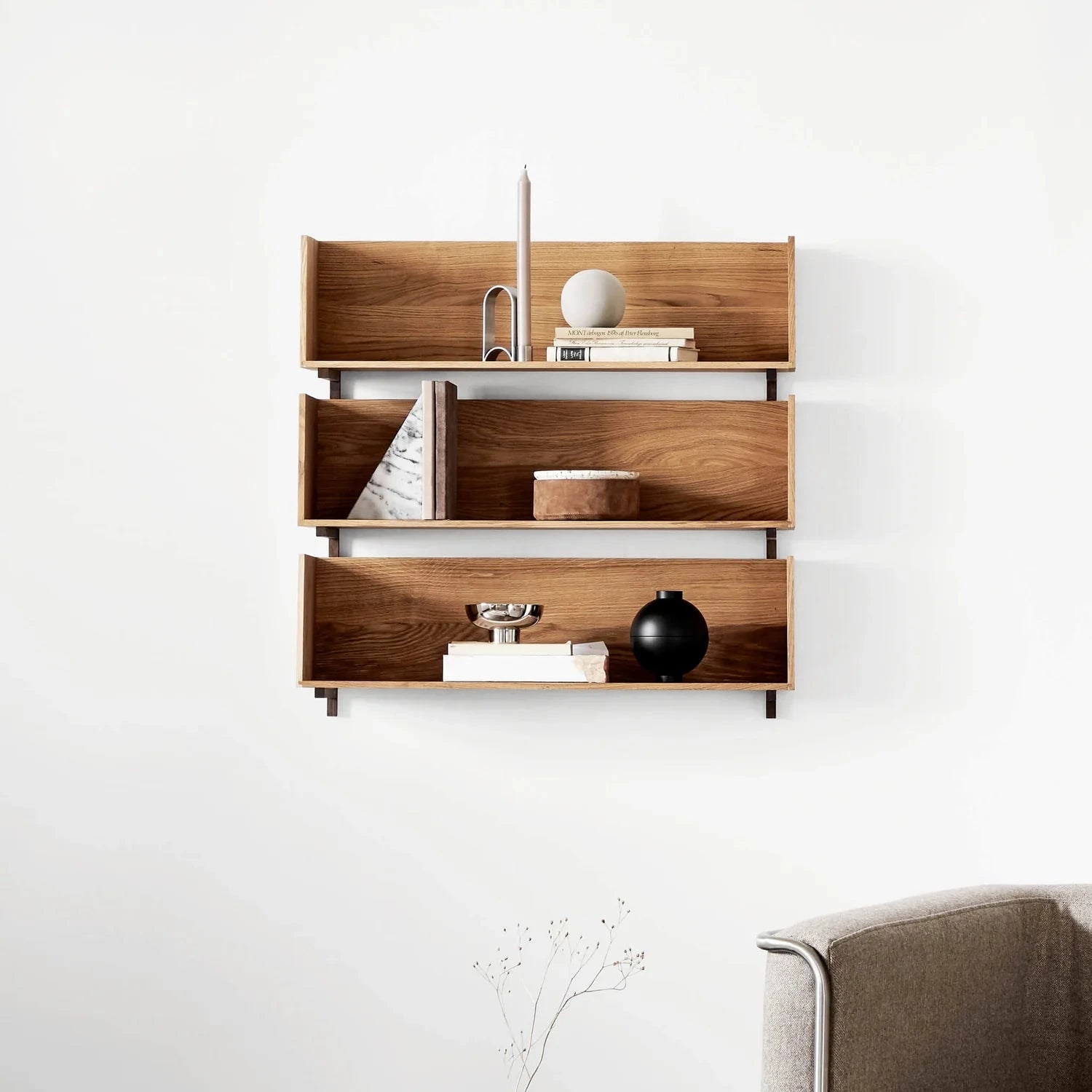 KRISTINA DAM studio Καλάθι αποθήκευσης Κουτί Αποθήκευσης Suede Box S - Τραβερτίνη Σουέντ Μπεζ Ταμπά Ø16 x H7,5 cm KRISTINA DAM studio
