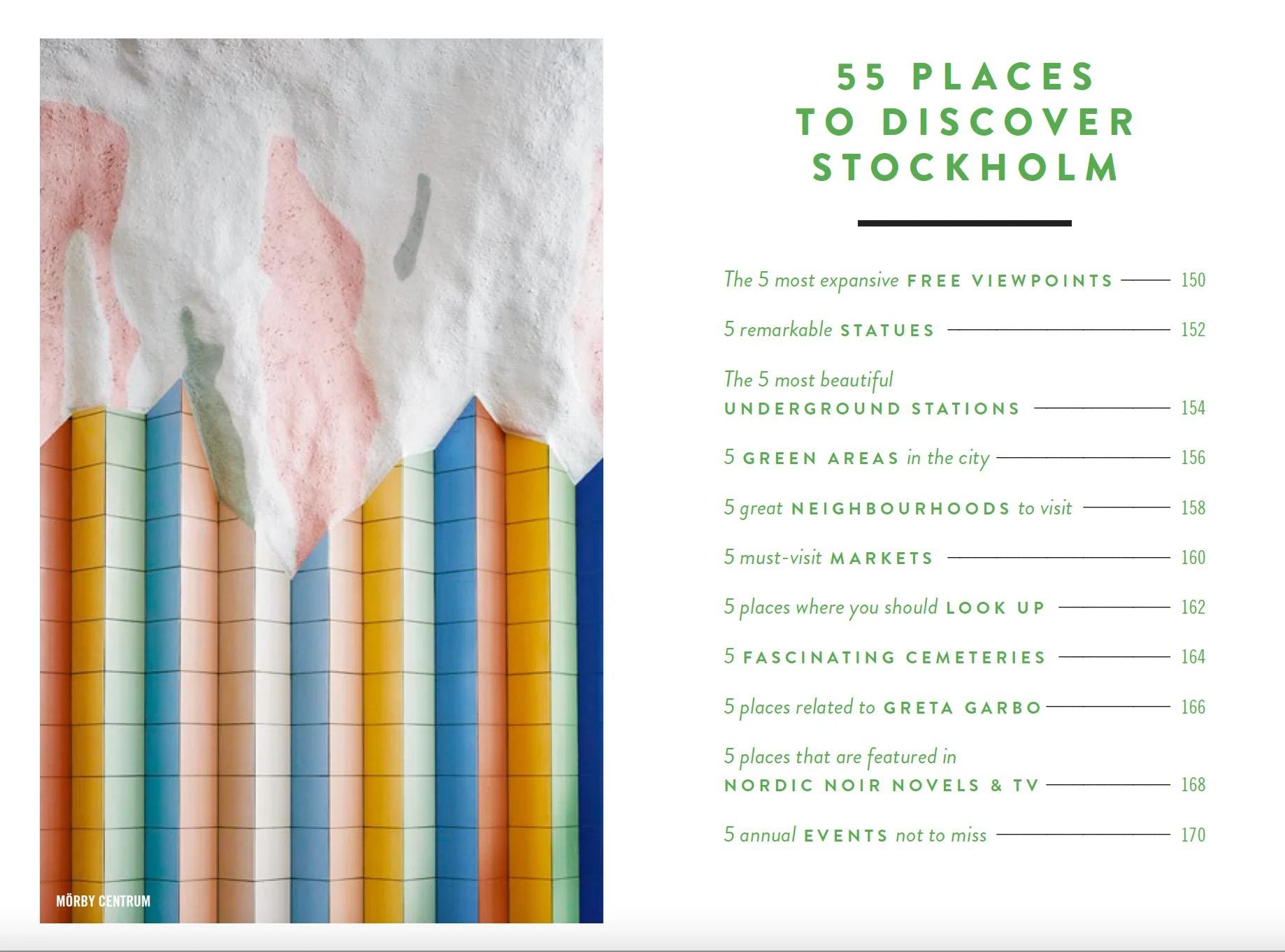 Hintsdeco Books Βιβλίο Τέχνης Βιβλίο Τέχνης The 500 Hidden Secrets of Stockholm – 3rd edition Γαλάζιο/Πράσινο 12×2,5×18 cm Hintsdeco