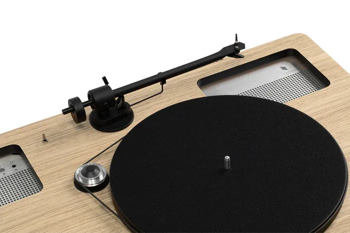 LX Turntable Connect Walnut της La Boite concept, ηχοσύστημα Hi-Fi με ενσωματωμένο πικάπ σε φινίρισμα δρυς
