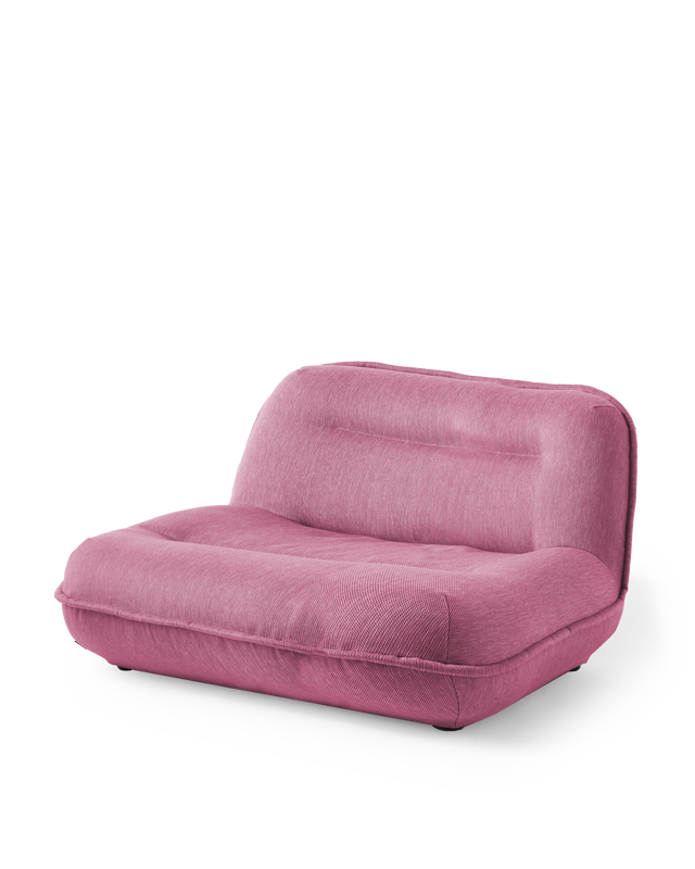POLSPOTTEN Πουφ Love Seat πουφ W130 x D103 x H70 ροζ POLSPOTTEN