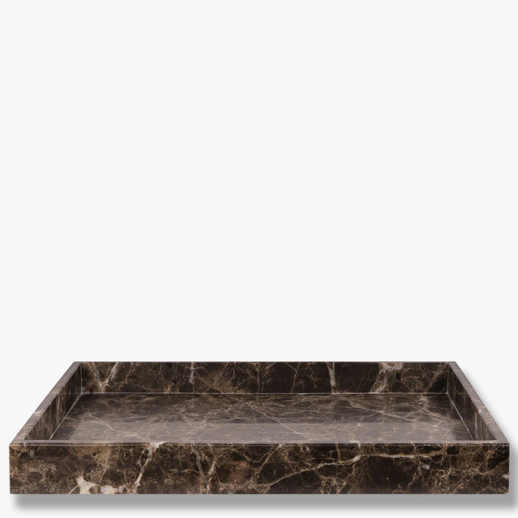 Διακοσμητικός Δίσκος Marble Large - Μάρμαρο Καφέ W30 x L40 x H4 cm METTE DITMER