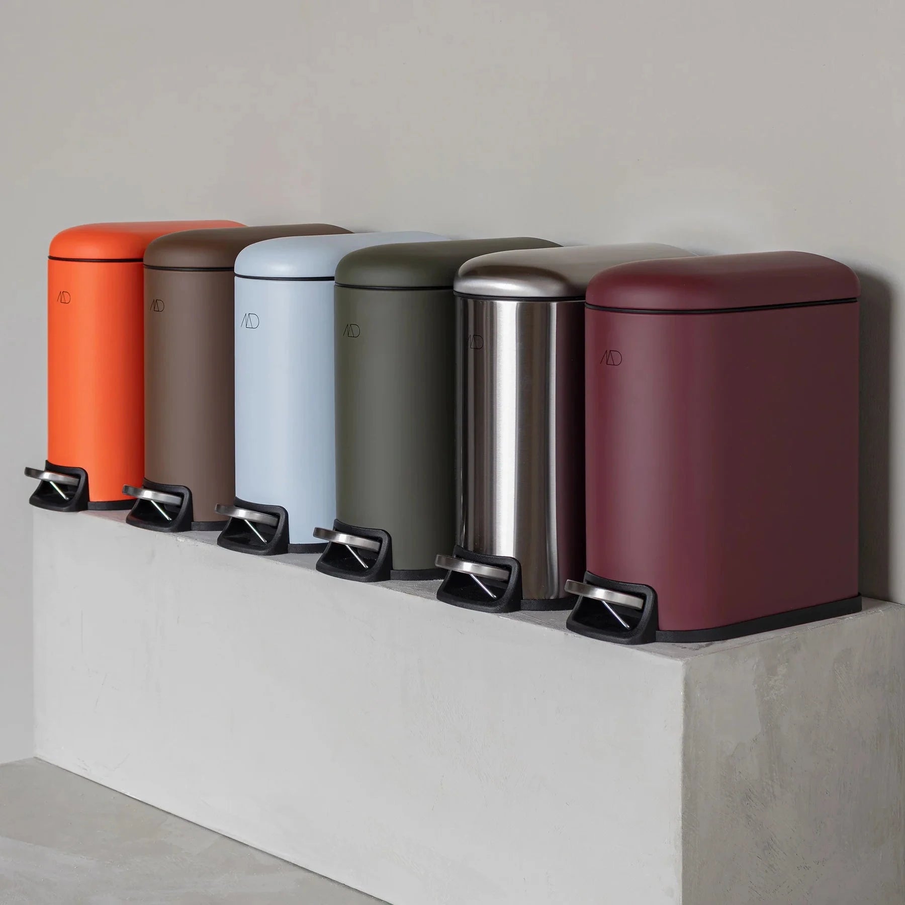 METTE DITMER Είδη Μπάνιου Κάδος Μπάνιου Mini - Walther Pedal 5 litre - Μεταλλικός Καφέ W15 x L27 x H29 cm METTE DITMER