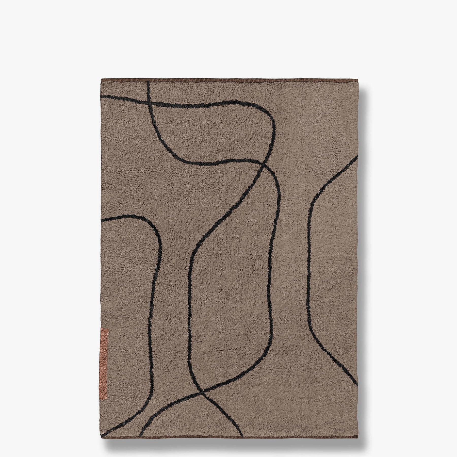 METTE DITMER Χαλί Χαλί Shadow L - Ανοιχτό Καφέ 100% Βαμβάκι W100 x L140 cm METTE DITMER