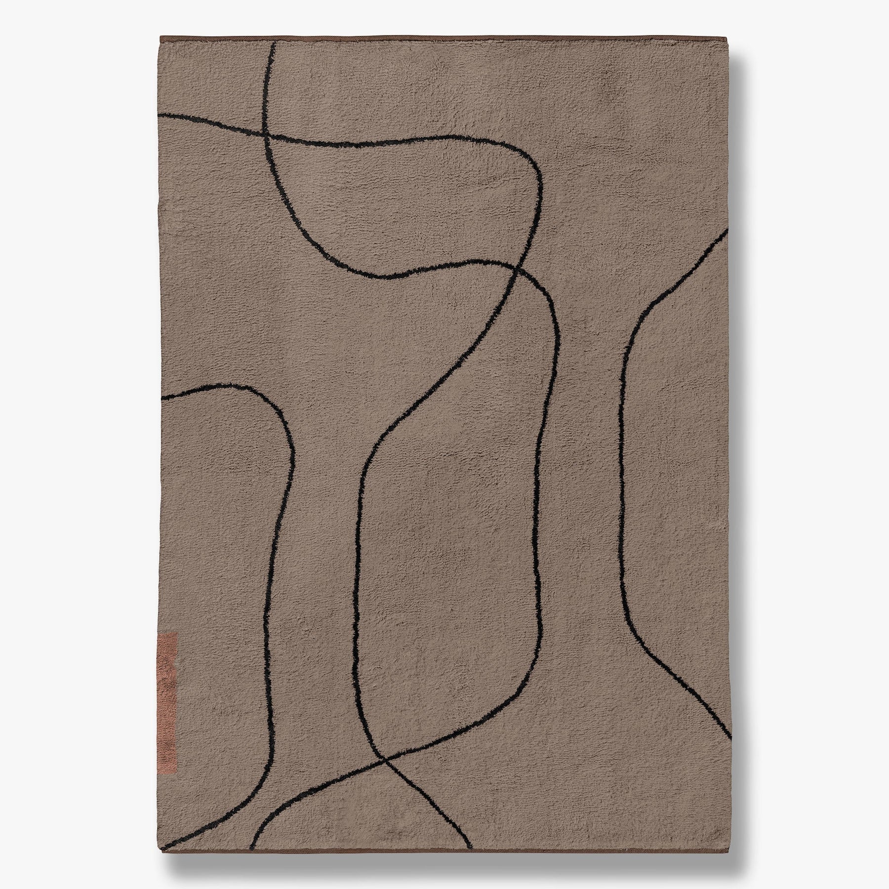 METTE DITMER Χαλί Χαλί Shadow XL - Ανοιχτό Καφέ 100% Βαμβάκι W140 x L200 cm METTE DITMER