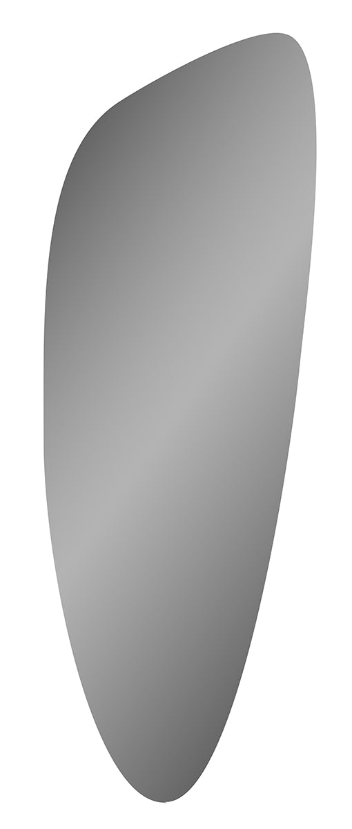 INCADO Καθρέφτης Καθρέφτης Τοίχου Γυαλί Reflection 1,55x55 cm Ζεστό Γκρι INCADO