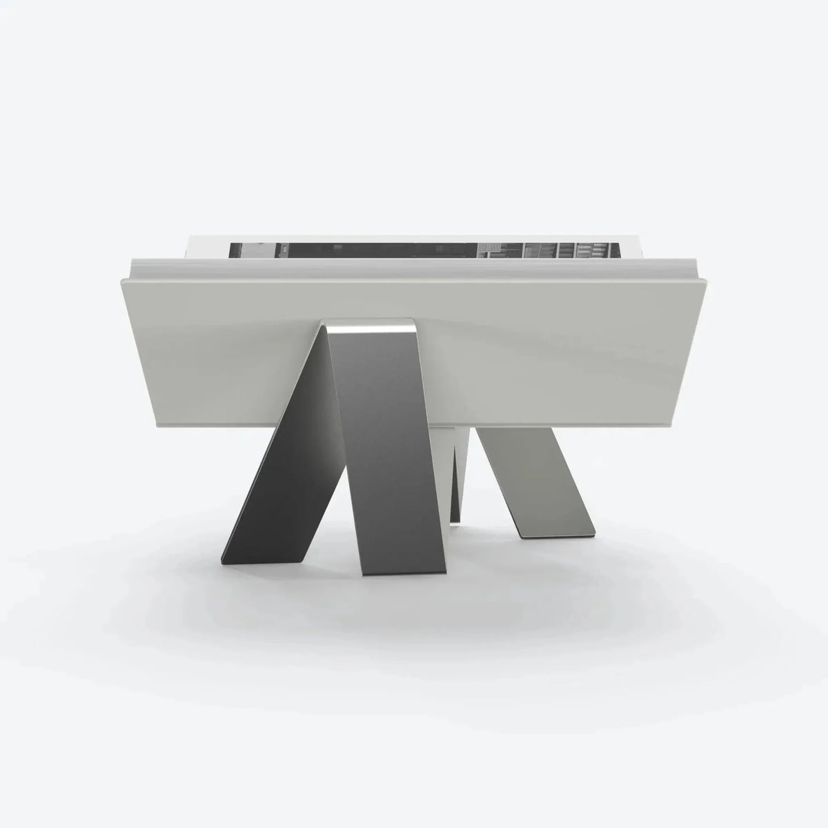 Βιβλιοστάτης 2.0 - Ατσάλινος Ασημί 37 x 21 x 15 cm HintsDeco