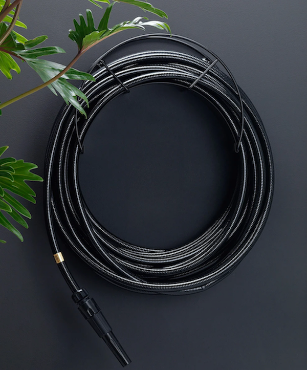 GARDEN GLORY Ακροφύσιο Garden Glory Hose Kit Μαύρο (Περιλαμβάνει Λάστιχο-Ακροφύσιο-Βάση Λάστιχου)