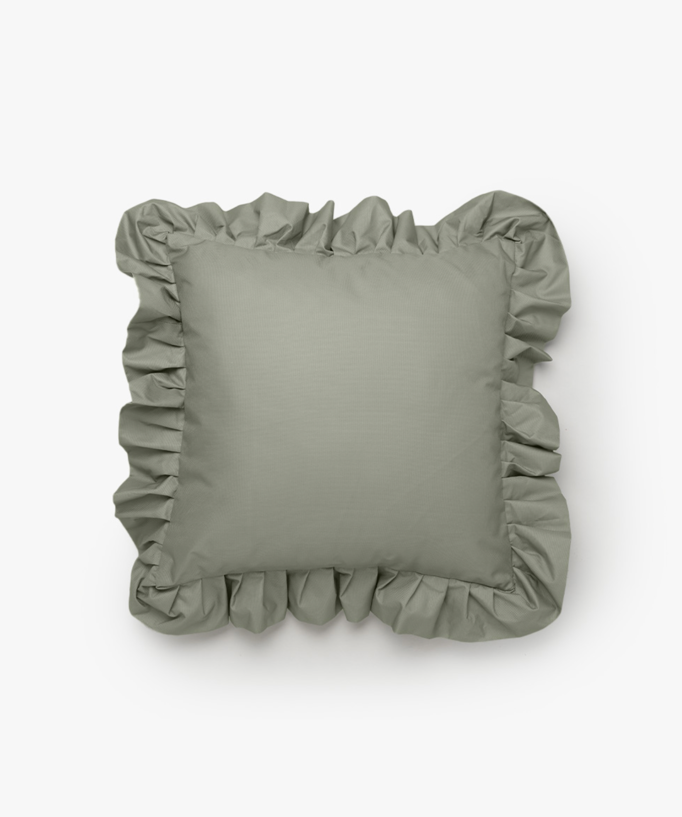 GARDEN GLORY Μαξιλάρι Μαξιλάρι Κήπου Ruffle Πράσινο H45 x W45cm 100% OEKO-TEX Polyester Garden Glory