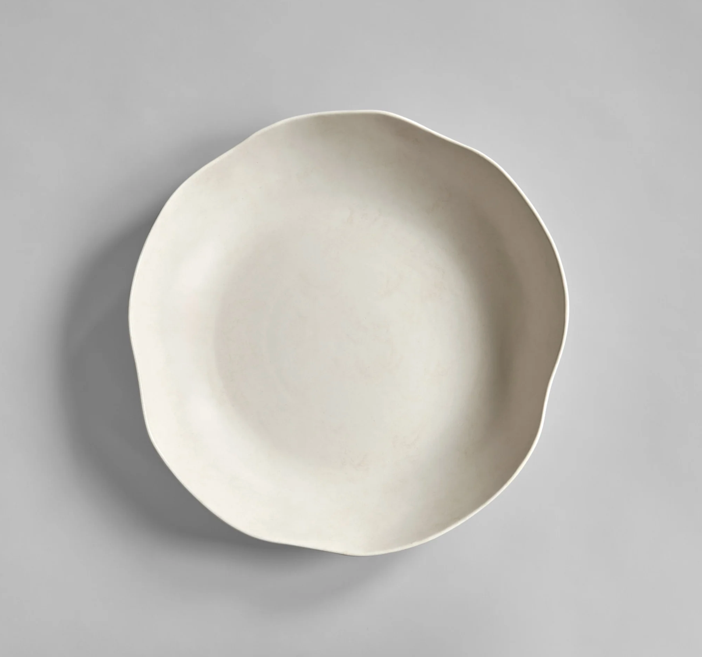 101 COPENHAGEN Διακοσμητικός Δίσκος Πιατέλα Native Tray, Hexa Κεραμικό Άσπρο Birch H9,5cm x W 44,5 cm x L45 cm 101 COPENHAGEN