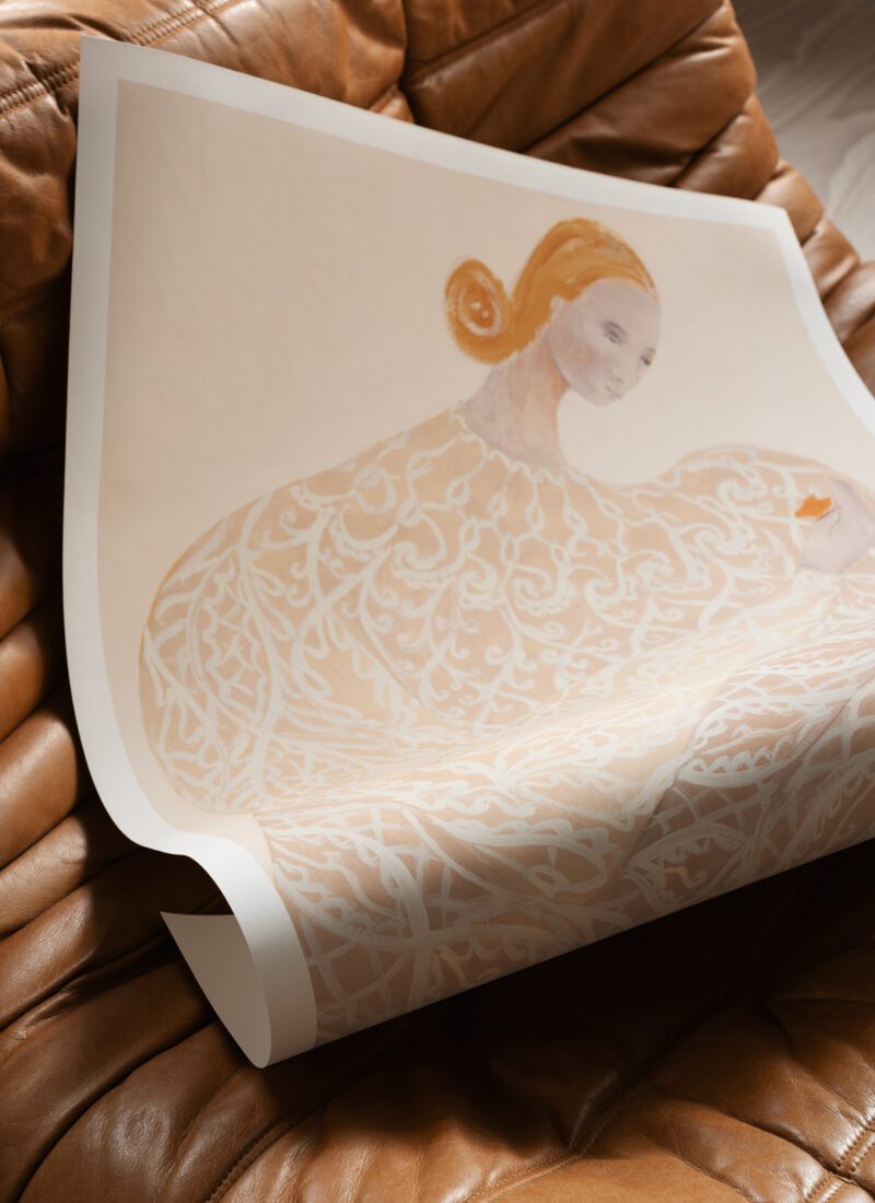 THE POSTER CLUB Poster Πόστερ Aries - Μπεζ 50 x 70 cm THE POSTER CLUB