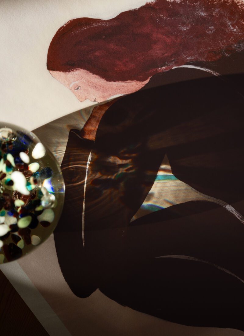 THE POSTER CLUB Poster Πόστερ Leo - Μαύρο Μπεζ Καφέ 50 x 70 cm THE POSTER CLUB