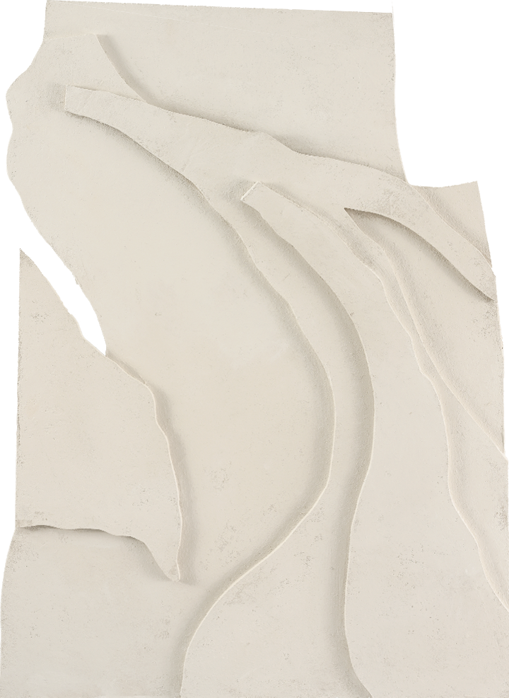 Έργο Τέχνης Silent Relief Unika - Μπεζ Τσόχα W61 x H84 cm MALERIFABRIKKEN