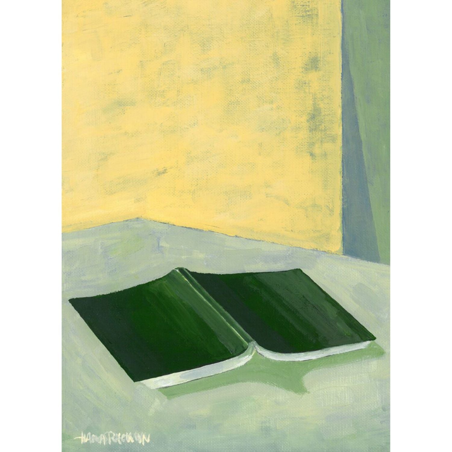 THE POSTER CLUB Poster Πόστερ The Book Πράσινο Κίτρινο 50 x 70 cm THE POSTER CLUB