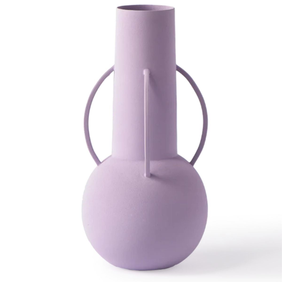 POLSPOTTEN Vase Roman Vase Lilac Purple Metallic Matt L11 x W15cm x H35cm POLSPOTTEN