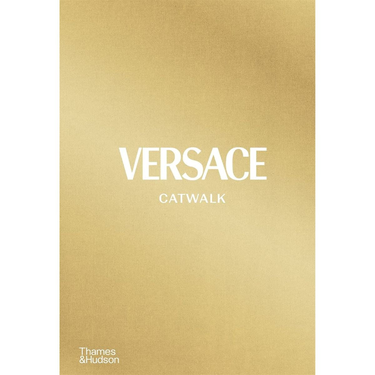 Hintsdeco Books Βιβλίο Τέχνης Βιβλίο Τέχνης Versace Catwalk Χρυσό 20×5,5×28,5 cm Hintsdeco